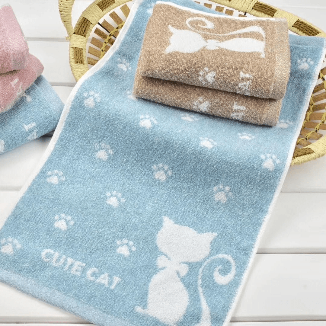 多条装儿童毛巾洗脸巾卡通幼儿园柔软掉色掉毛