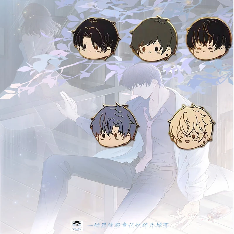 恋与制作人周边金属徽章胸针李泽言白起许墨周棋洛二次元包包挂件