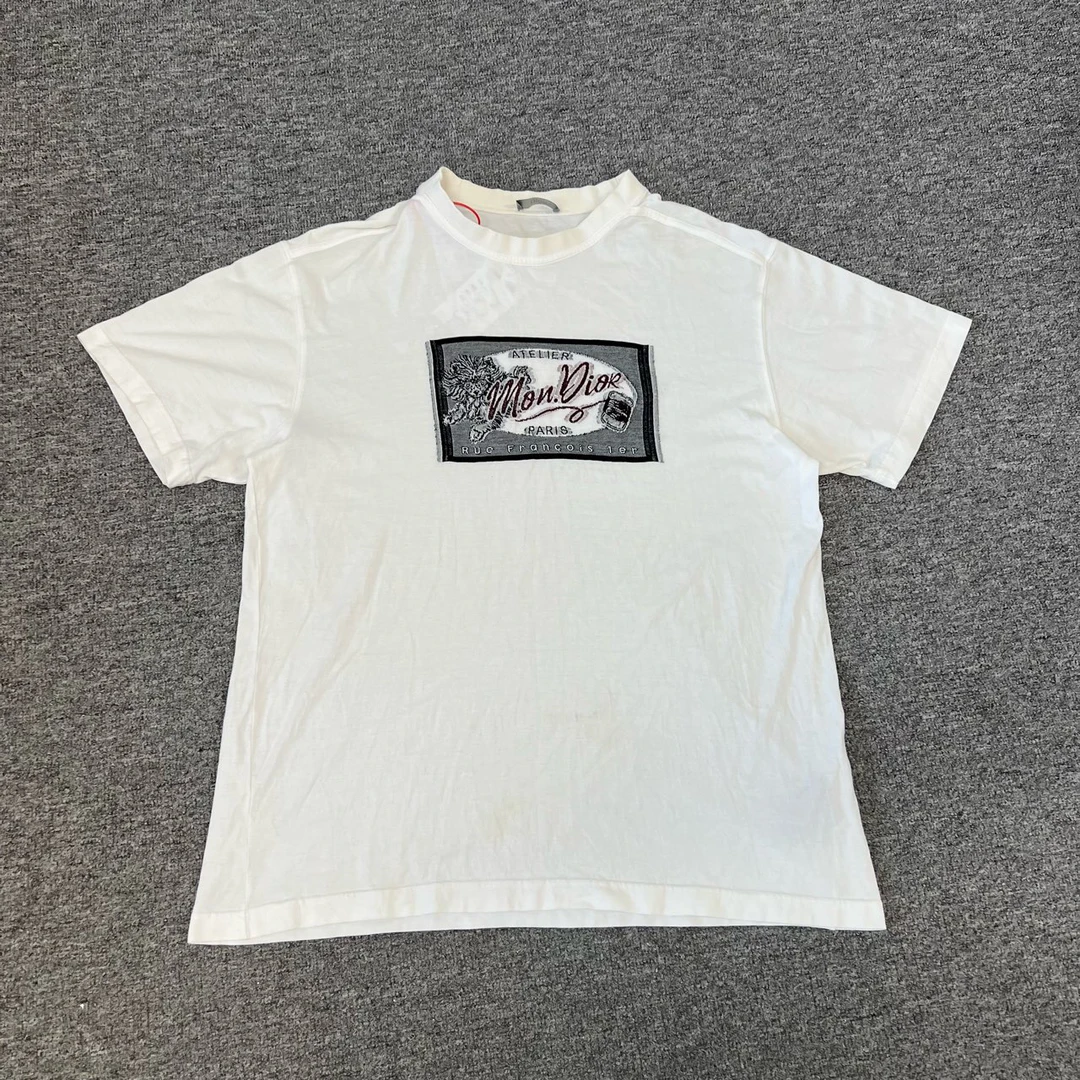 Dior 迪奥 标语Logo 短袖T恤 99新 L码