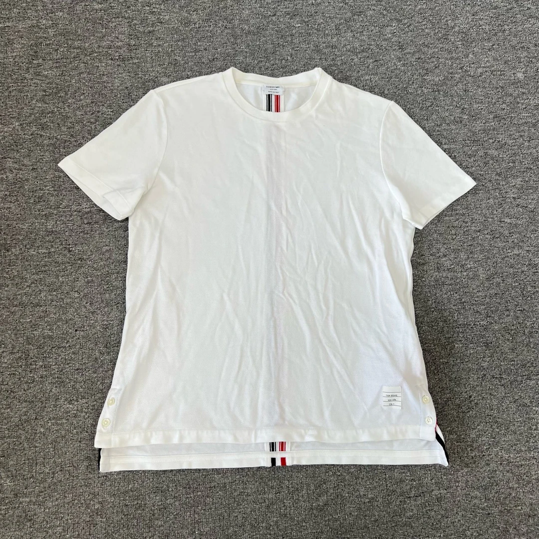 thom Browne TB 汤姆布朗 背后条纹 白色短袖 T恤 2码 99 新