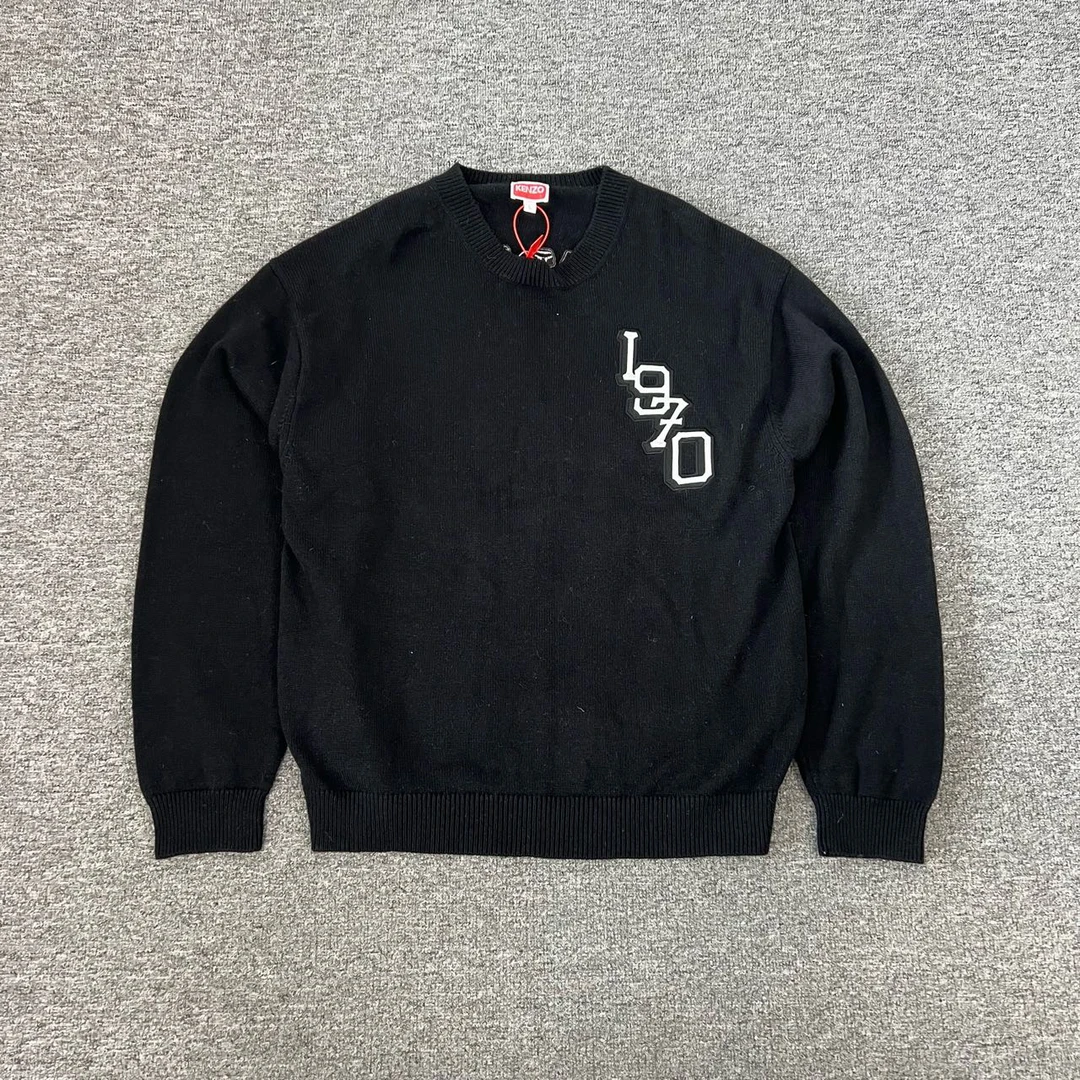 kenzo 肯佐 背后虎头 logo 套头毛衣 L码 99 新