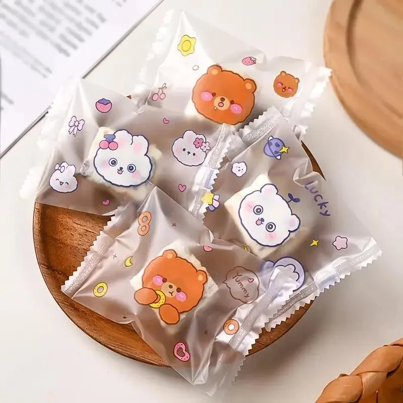 雪花酥包装袋机封袋曲奇饼干单独小2023烘焙专用牛轧糖袋子自封