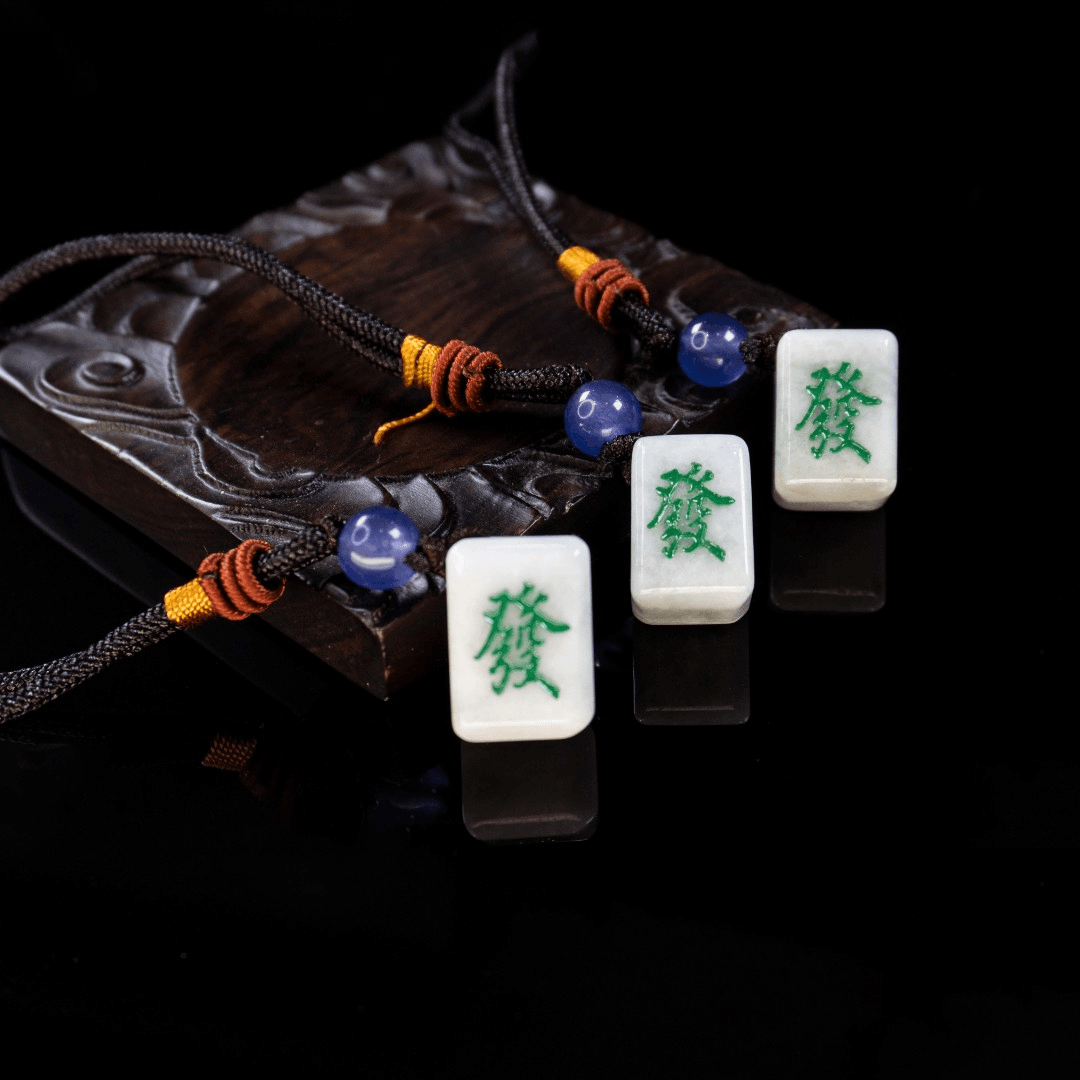 【粉丝专享】天然翡翠麻将牌吊坠多样性随机发一件