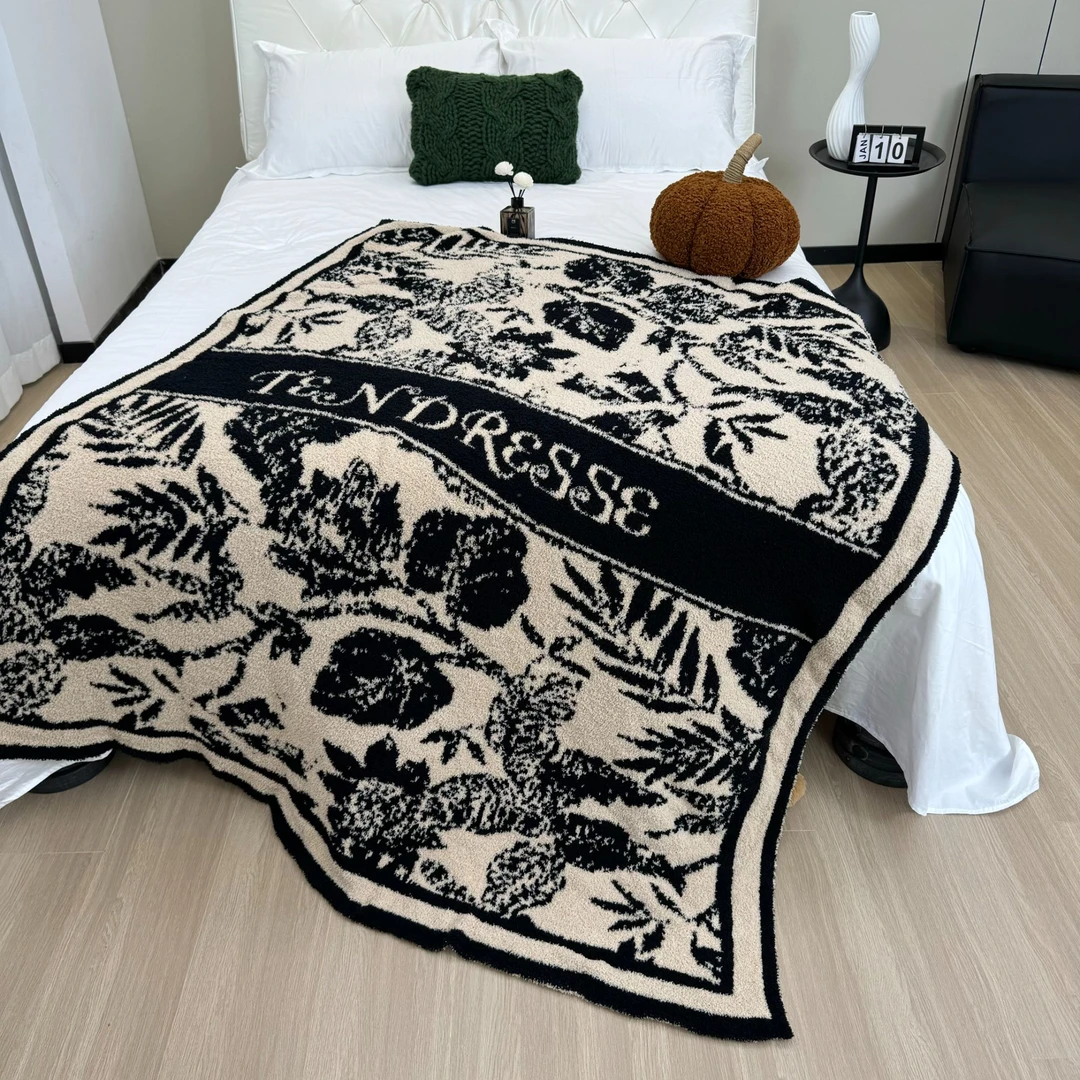 【设计师款】【繁华沙发毯】生活沙发毯子客厅休闲高定午睡盖毯。