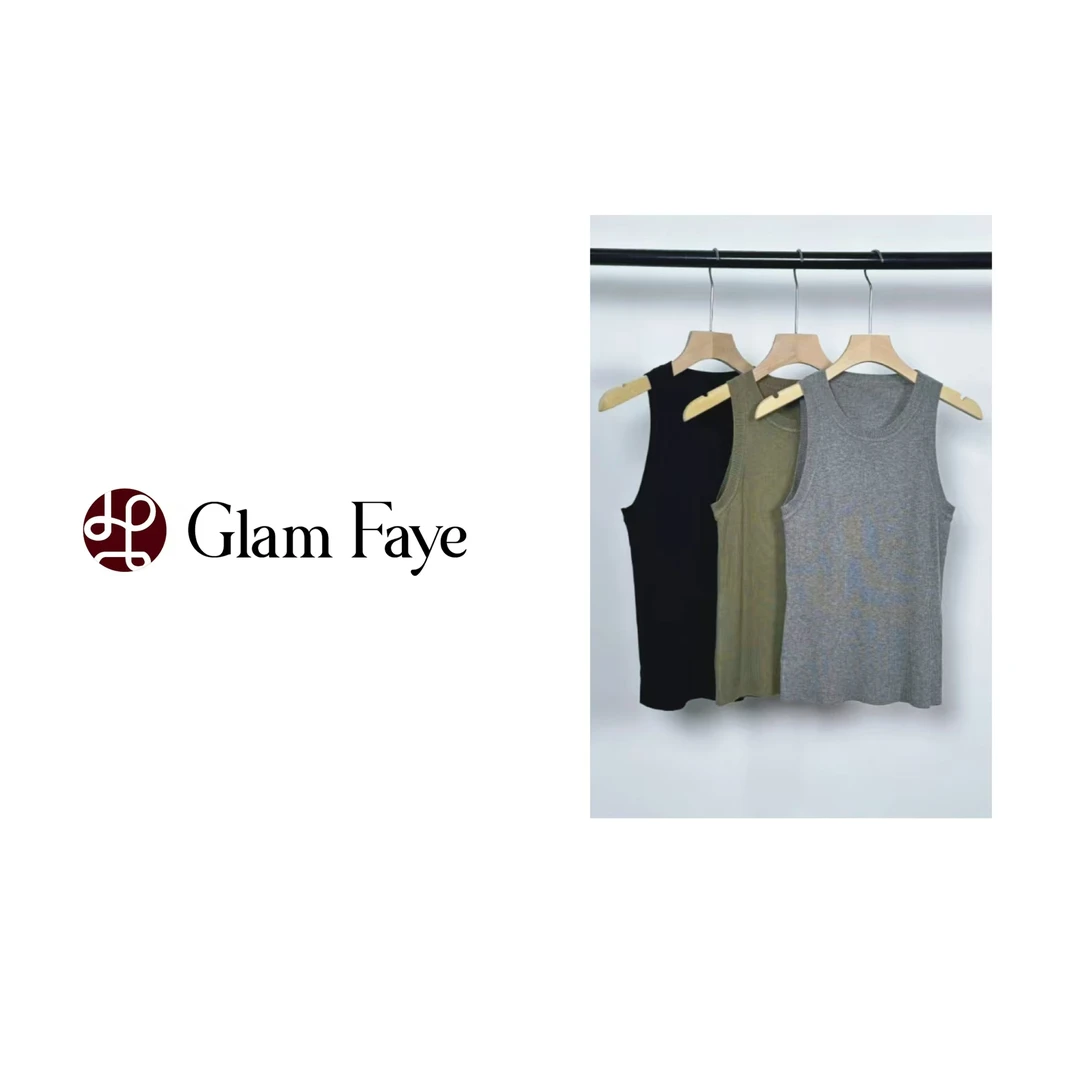 【小美好】丝羊毛细坑条针织背心通勤网红轻奢时尚休闲百搭打底女士