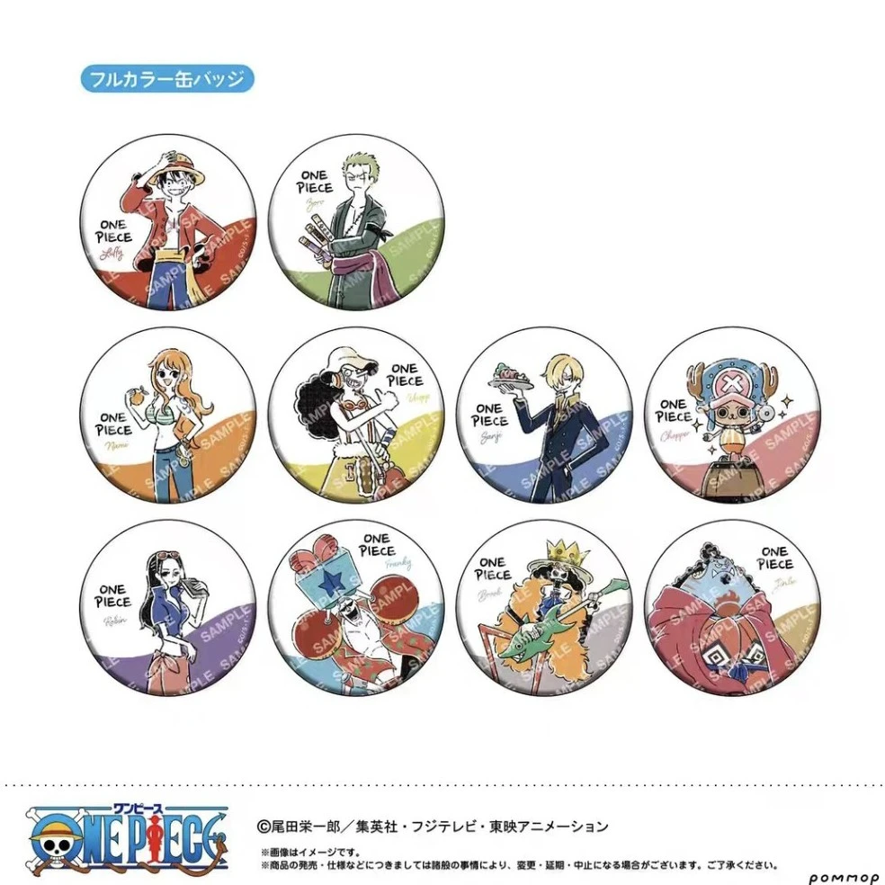 【海贼王】蛋头岛涂鸦二弹随机闪吧唧徽章