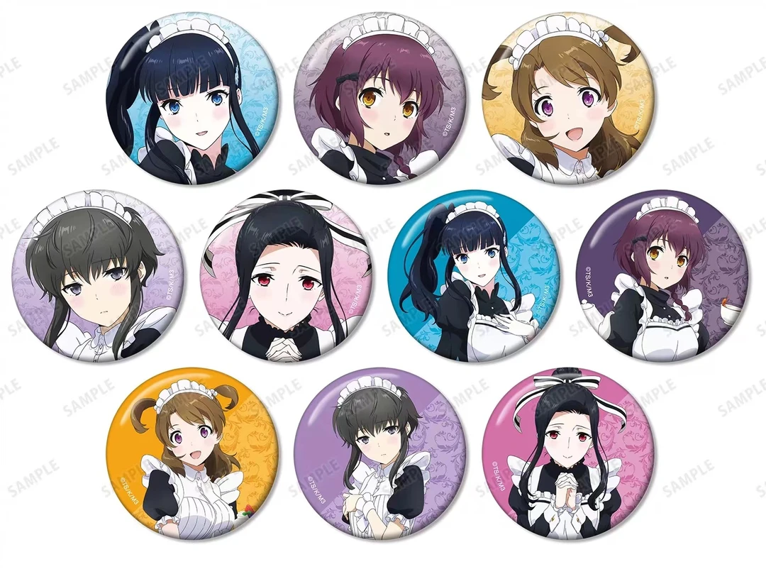 魔法科高校的劣等生 女仆 司波深雪 真由美 徽章吧唧