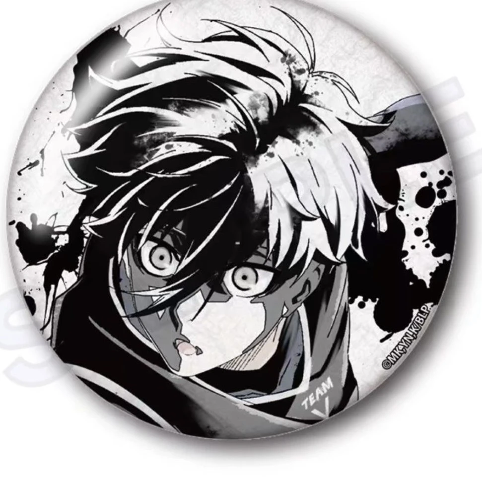 蓝色监狱】 墨绘 水墨风76mm吧唧徽章