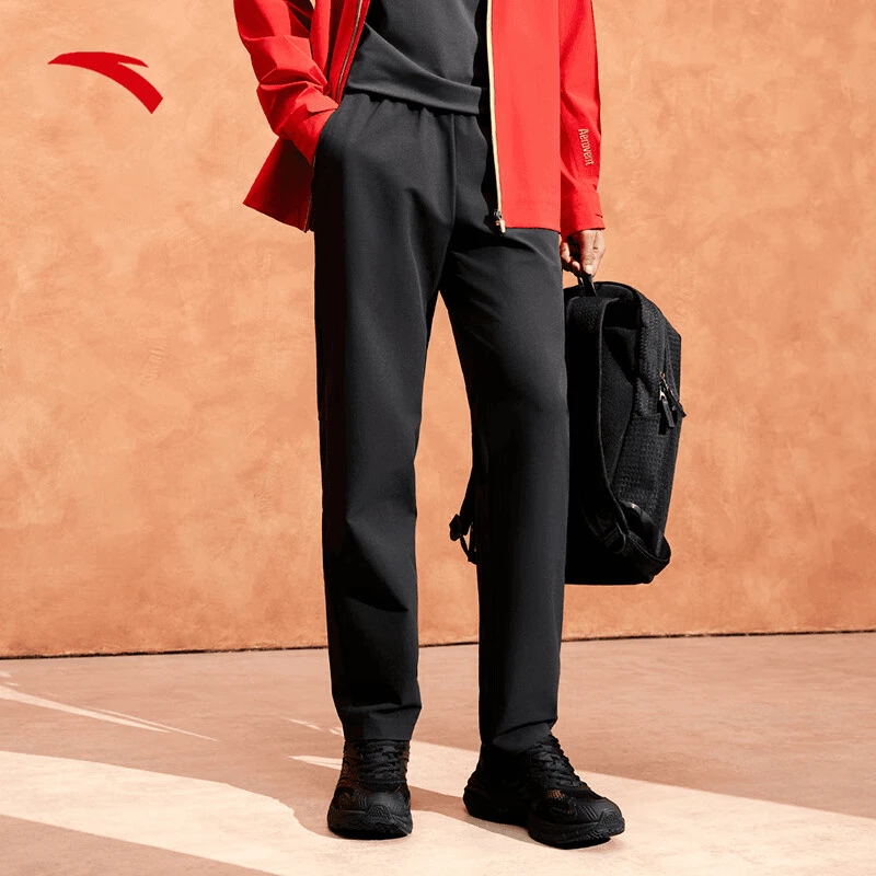 【ANTA CHN】安踏运动裤男春季户外休闲运动长裤百搭流光风卫裤