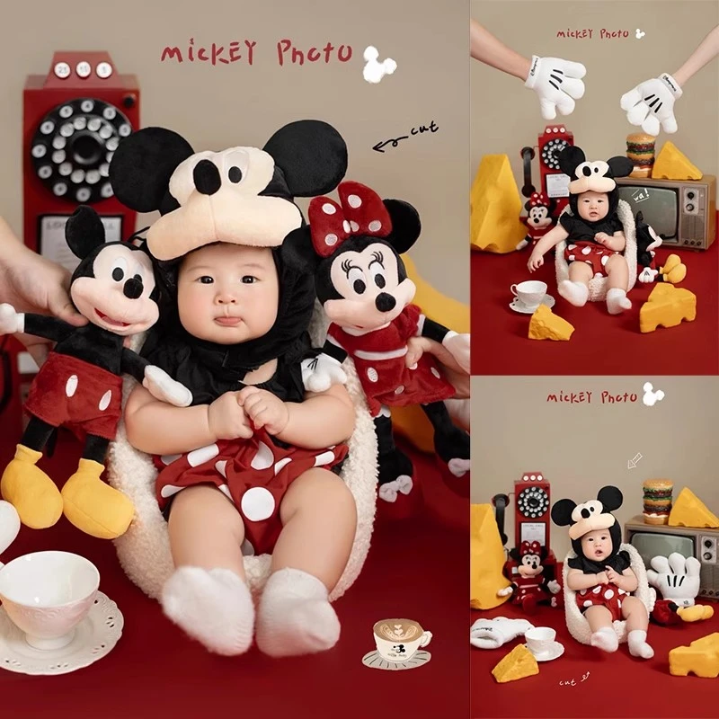 UM-25米妮宝宝百天照摄影道具衣服婴儿宝宝照100天照满月照拍摄