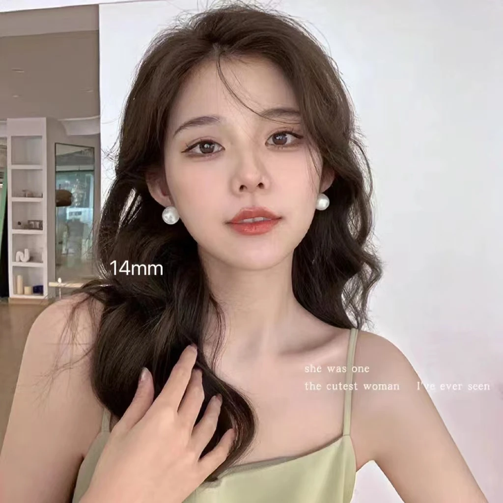 925银仿珍珠耳饰 时尚耳饰气质爆款网红高级感耳夹百搭精致耳钉