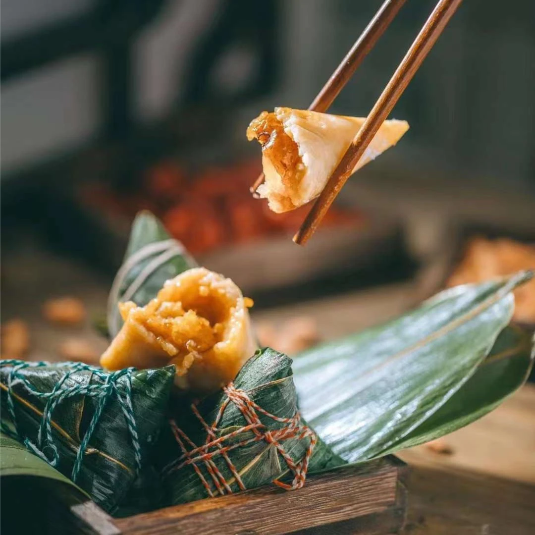 遇尝鸣子优选手工粽混装共6枚肉 粽子