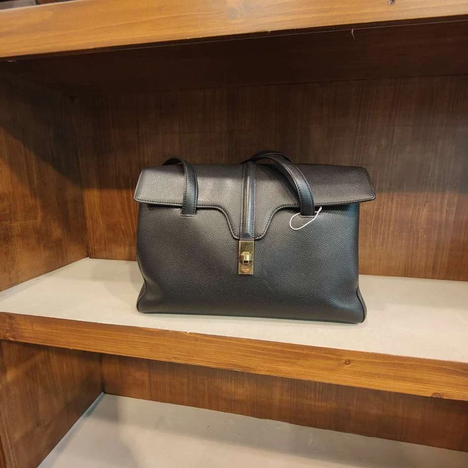 95新 Celine/思琳 Celine soft单肩包黑金