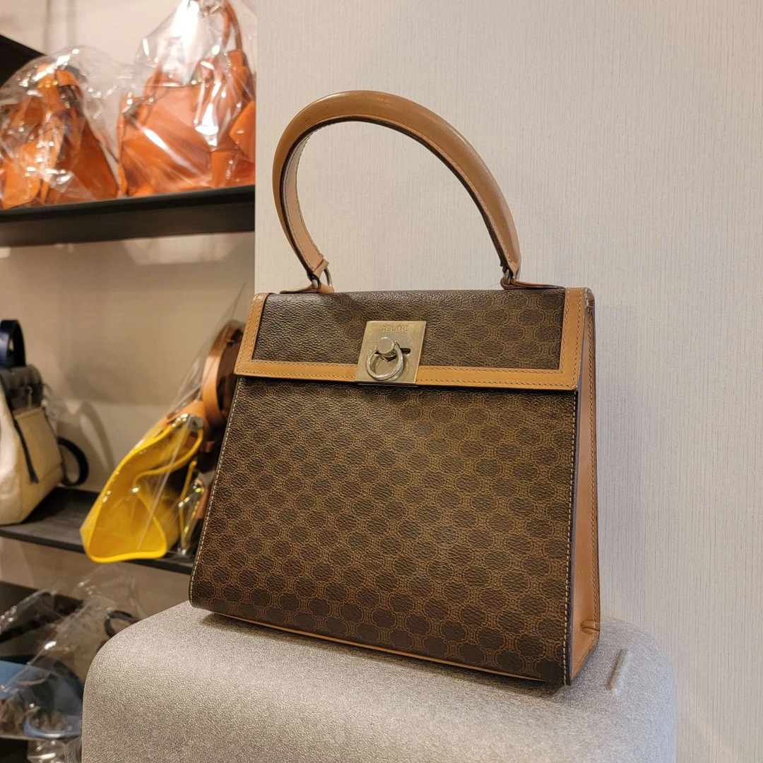 95新 Celine/思琳 中古Celine老花Kelly