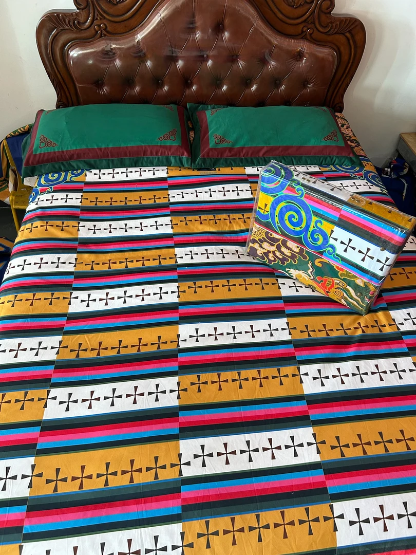 两米✖️两米三纯棉藏式被套四件套