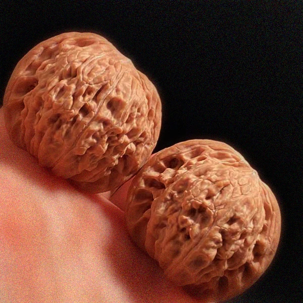 文玩核桃四座楼王勇官帽小众白狮子头蛤蟆元宝大粗筋虎头三棱异型