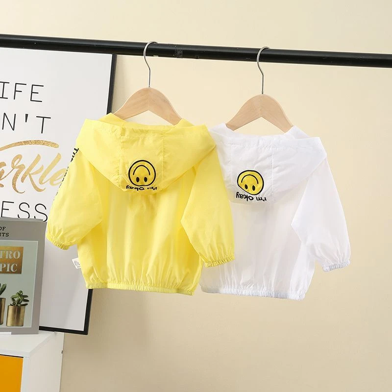 儿童防晒衣夏季男童女童防紫外线外套宝宝中小童轻薄洋气防晒服潮