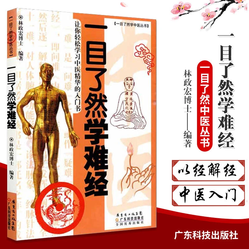 一目了然学难经 林政宏 中医基础理论入门书籍 院校学生参考书