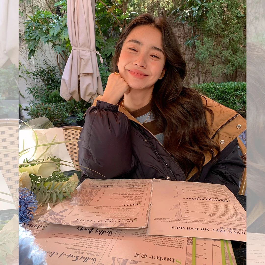 LICKYSENIOR 出挑儿撞色 双面穿的羽绒服外套