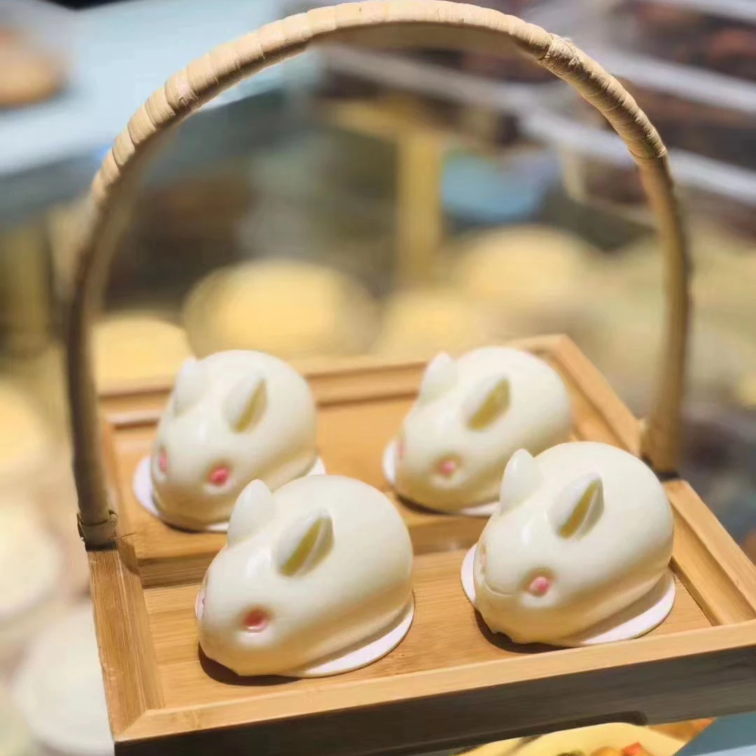 创意网红甜品小白兔磨具