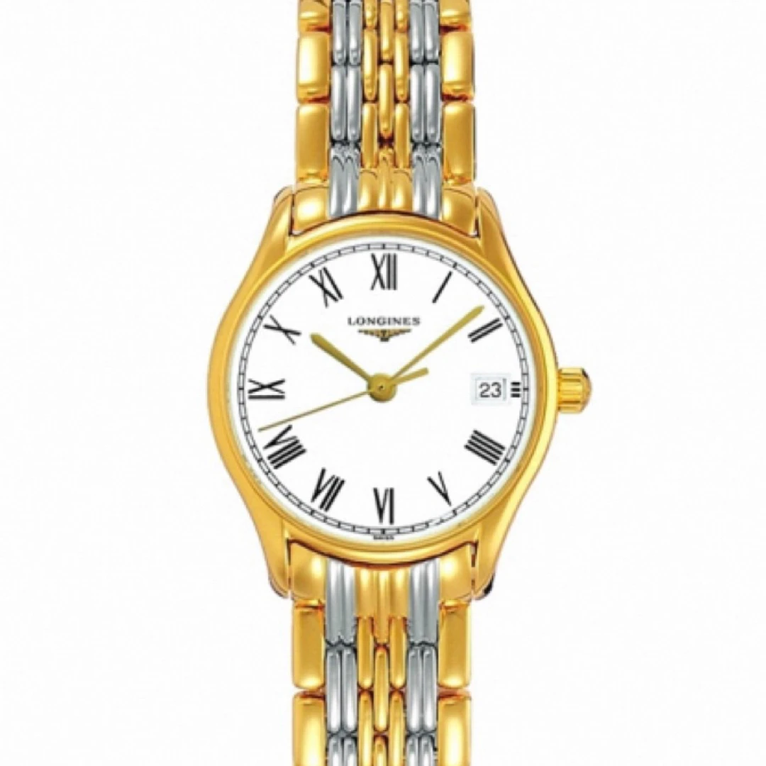 90新 Longines/浪琴 优雅系列/L4.259.2.11.7/25表径间金石英单表