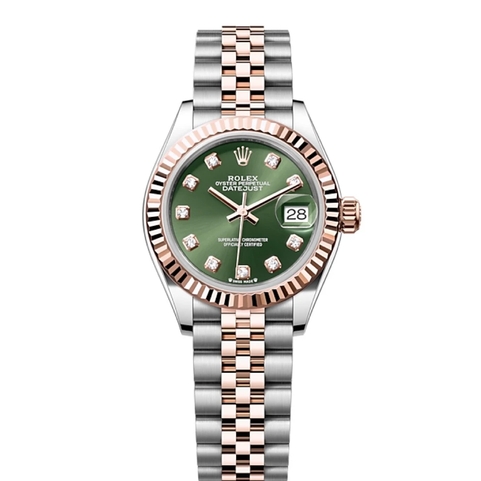 95新 Rolex/劳力士 女装日志M279171/28表径机械间金女表24年全套