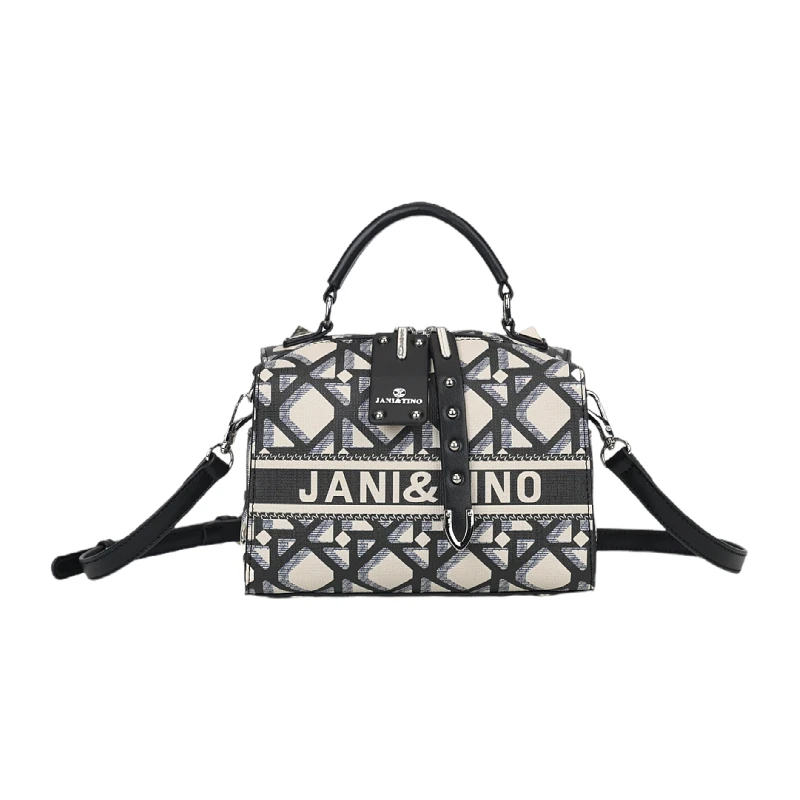 【佩希专属】时尚尚百搭包小众潮流斜跨8921网格白