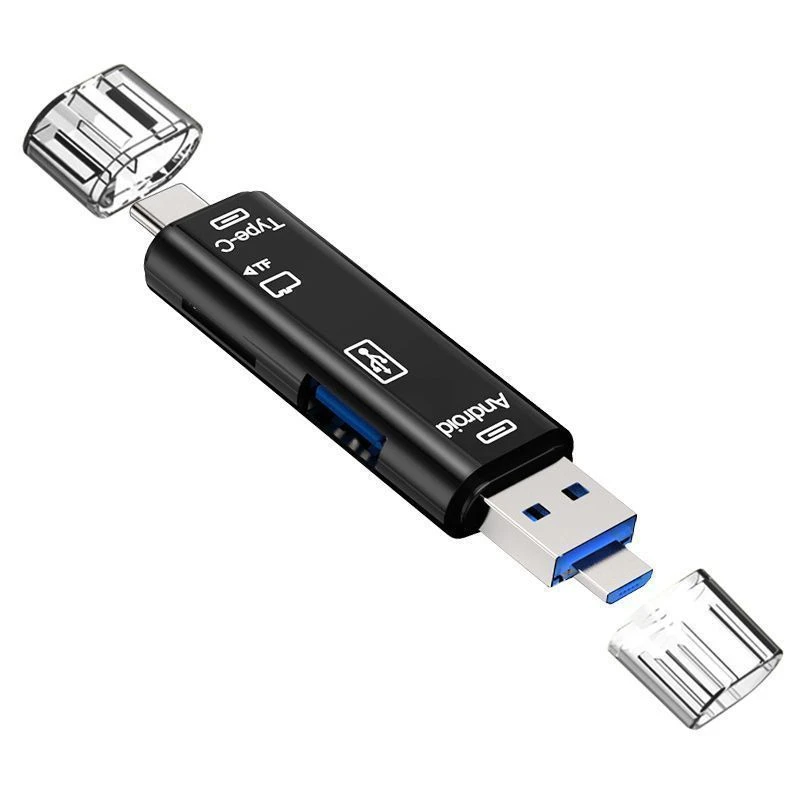 usb3.0读卡器高速多合一万能tf卡多功能电脑单反相机otg车载手机
