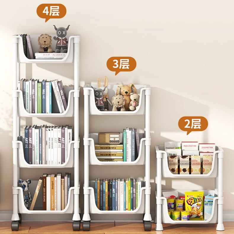 【特惠捡漏】小推车置物架带轮可移动客厅卧室厨房宿舍零食蔬菜架子