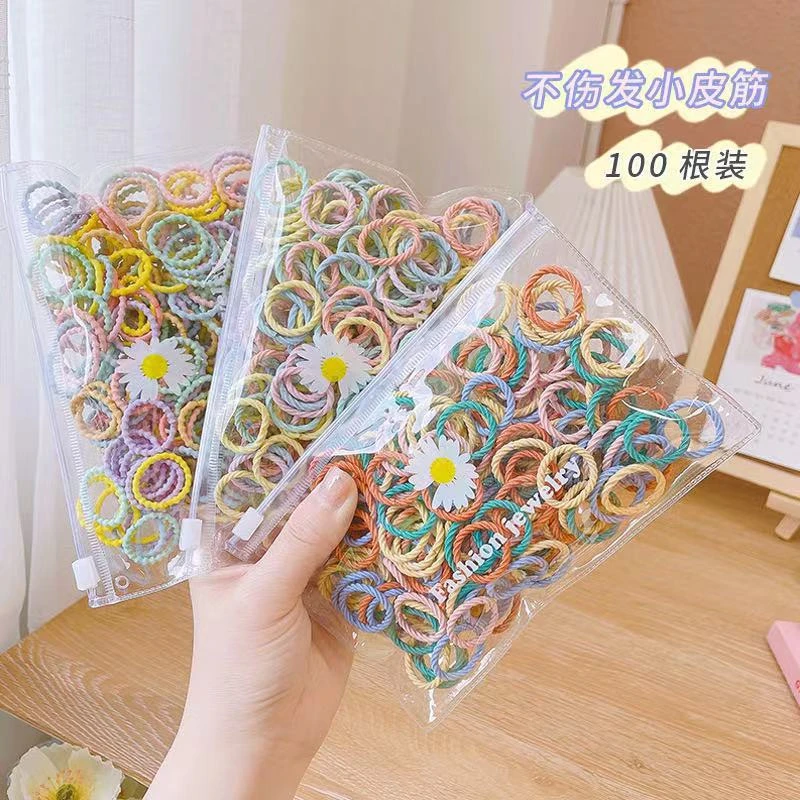 皮筋头饰小号女童扎头发小啾啾发绳女宝女生发圈宝宝头绳发饰可爱