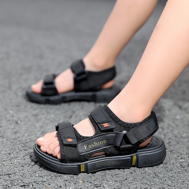 男童软底防滑凉鞋夏季中大童男孩儿童时尚百搭大码外穿凉鞋45-46