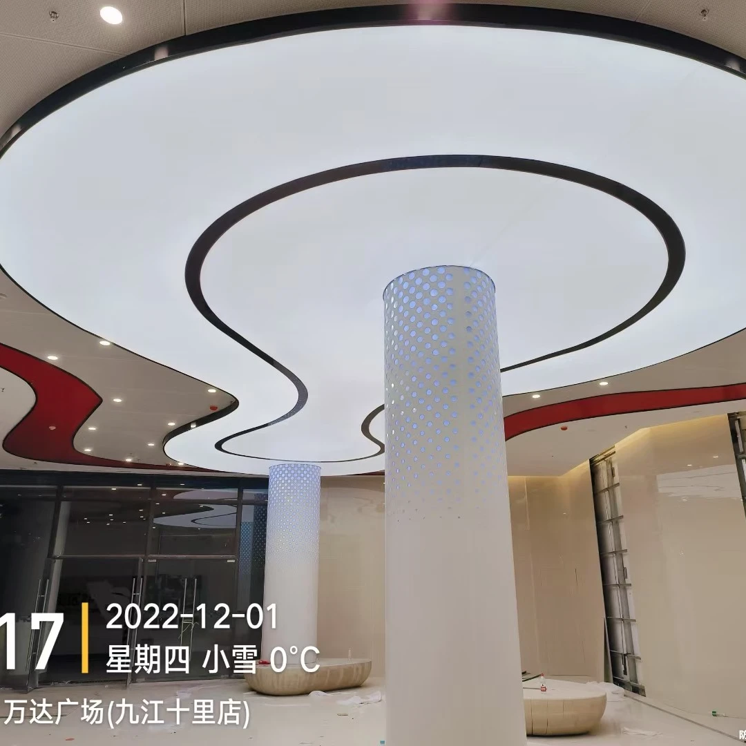 B级防火软膜天花透光灯膜小样