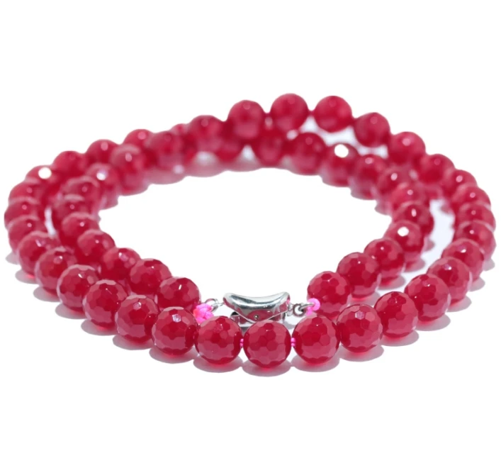 流光溢彩鸽血红时尚精美玛瑙项链 WXY08315