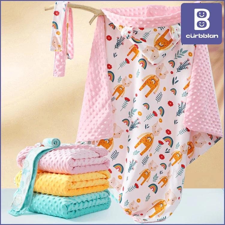 卡伴婴幼儿防踢双层抱被