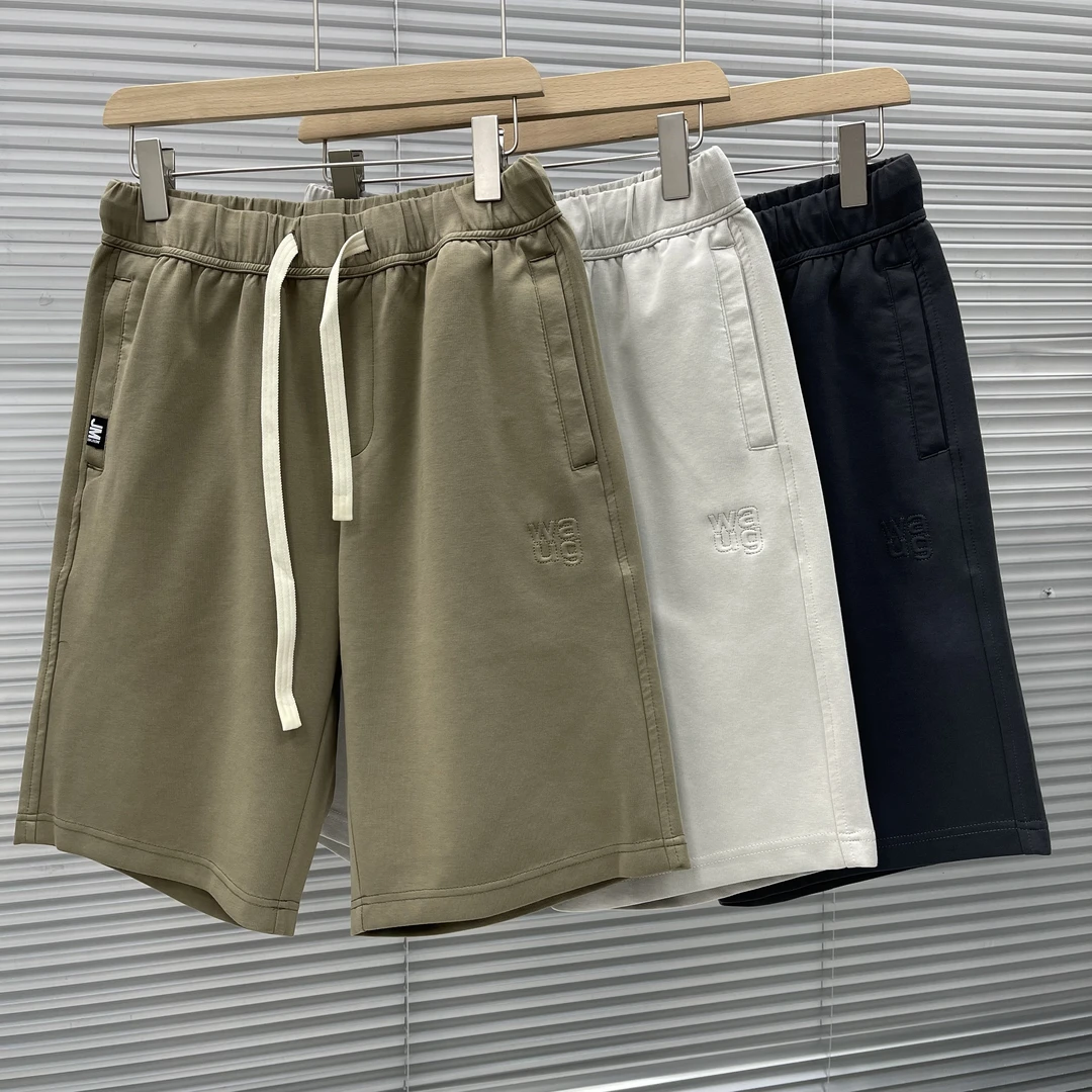 E833夏季新款男士短裤运动空气层棉五分男裤