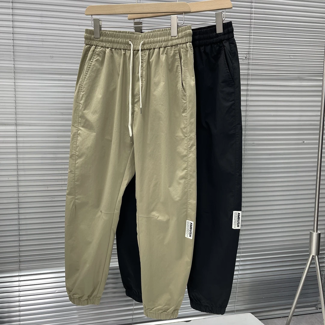 F3025夏季新款男士水洗棉速干男十分长裤