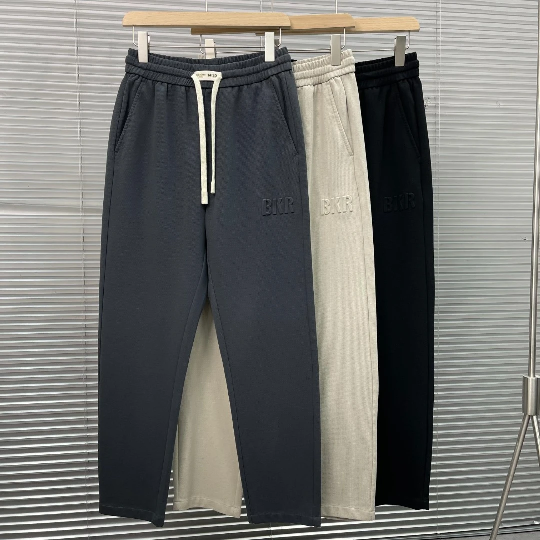 F3011春夏新款运动卫衣裤宽松舒适针织棉休闲直筒男裤2023年新款