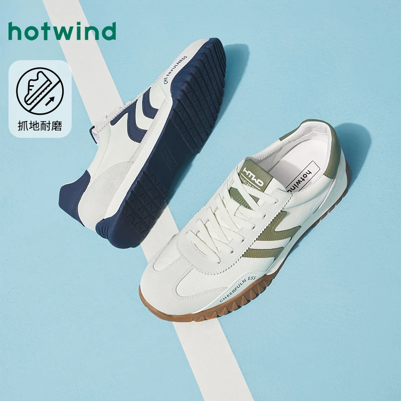 热风2025年春季新款男士时尚休闲鞋H14M25129