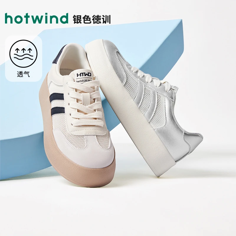 热风2024年秋季新款女士时尚休闲鞋H14W4309