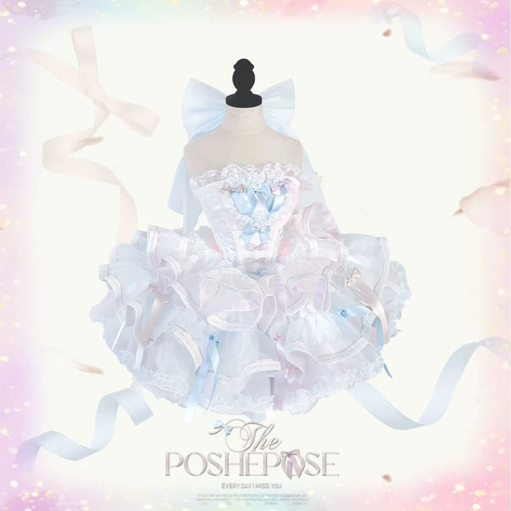 初灵高定如心POSHEPOSE 天使初吻 少女游园会版 公主裙3