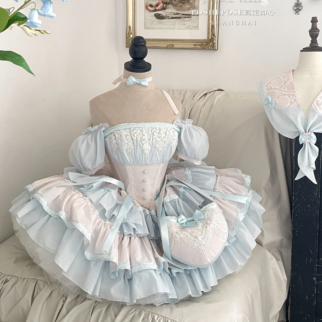 初灵高定如心POSHEPOSE小偶像系列. 栀许落心·云芙间少女公主裙3