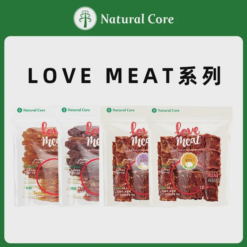 Natural Core狗狗肉干零食lovemeat系列美味营养牛皮卷绕鸭肉鸡肉