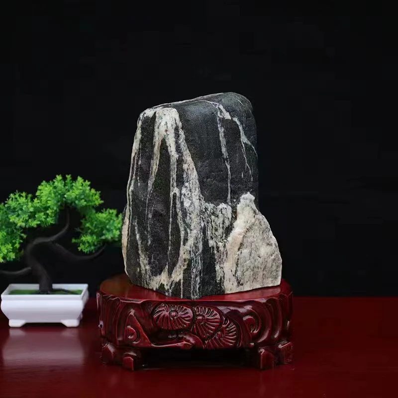 景观石室内外石敢當办公室客厅玄关靠山石头摆件
