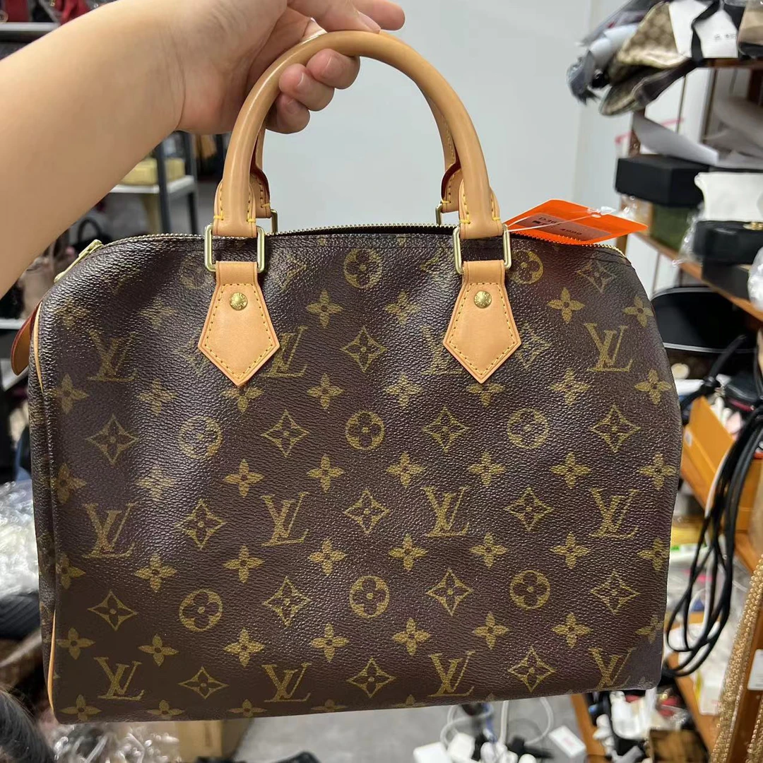 95新 LouisVuitton/路易威登 【文子姐专属】/D1311/lv 老花手提包