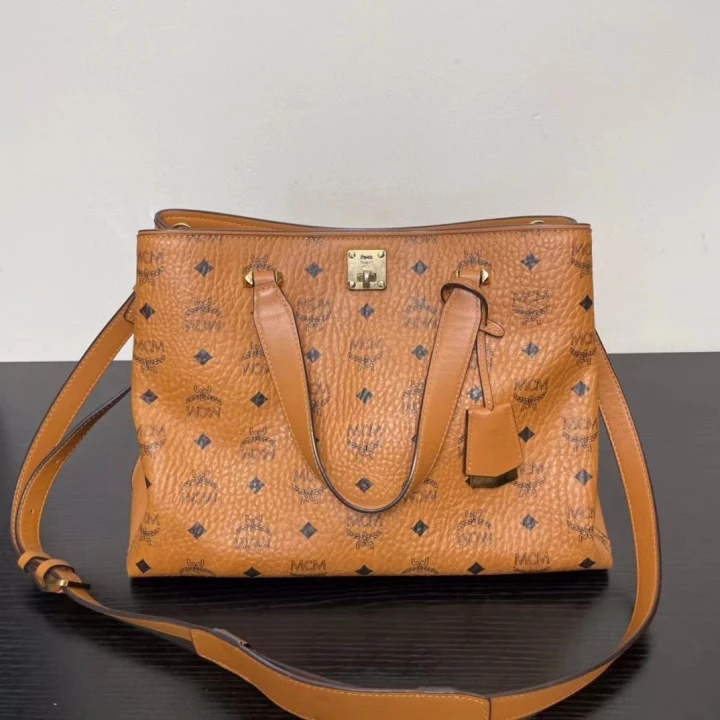 95新 MCM 【文子姐专属】/D579/mcm 单肩托特