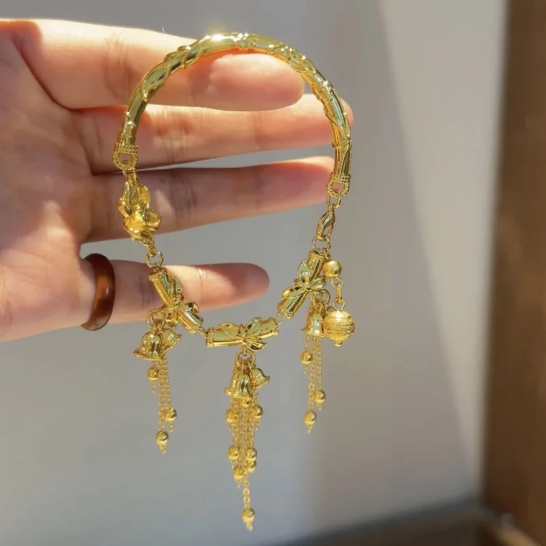 铜合金手链 ETE SZ1-1185新娘饰品 中式婚礼百搭手链