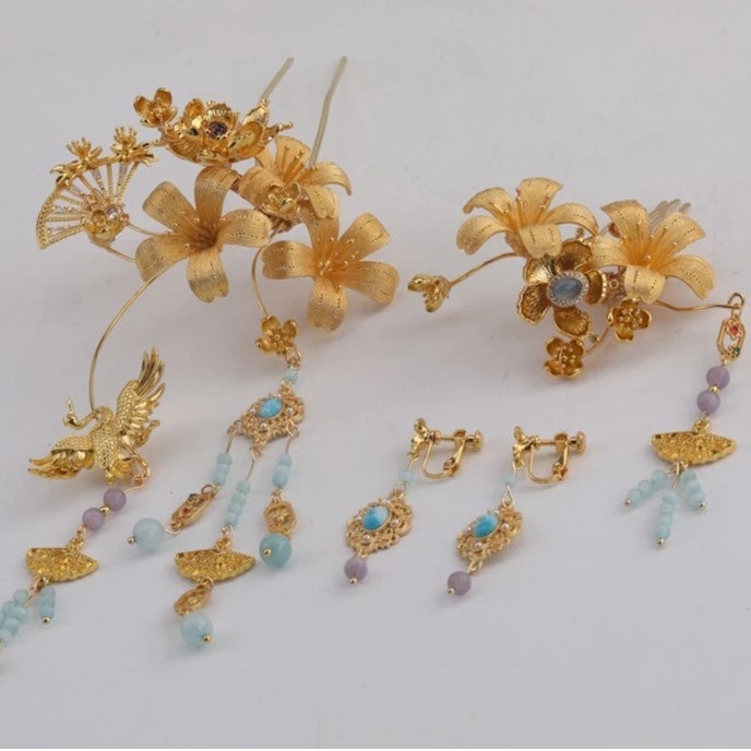 ETE ST2-10616新娘头饰 金色百搭秀禾头饰