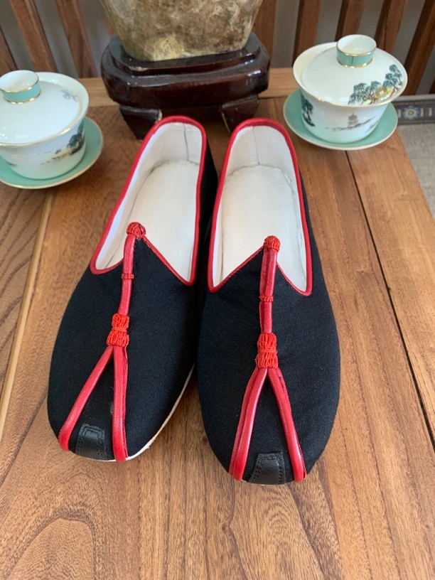 经典传统礼服呢鹰嘴洒鞋