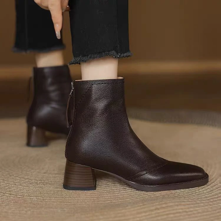 2801-3000-网红舒适时尚夏季尖头中跟韩版仙女风低跟百搭气质女鞋