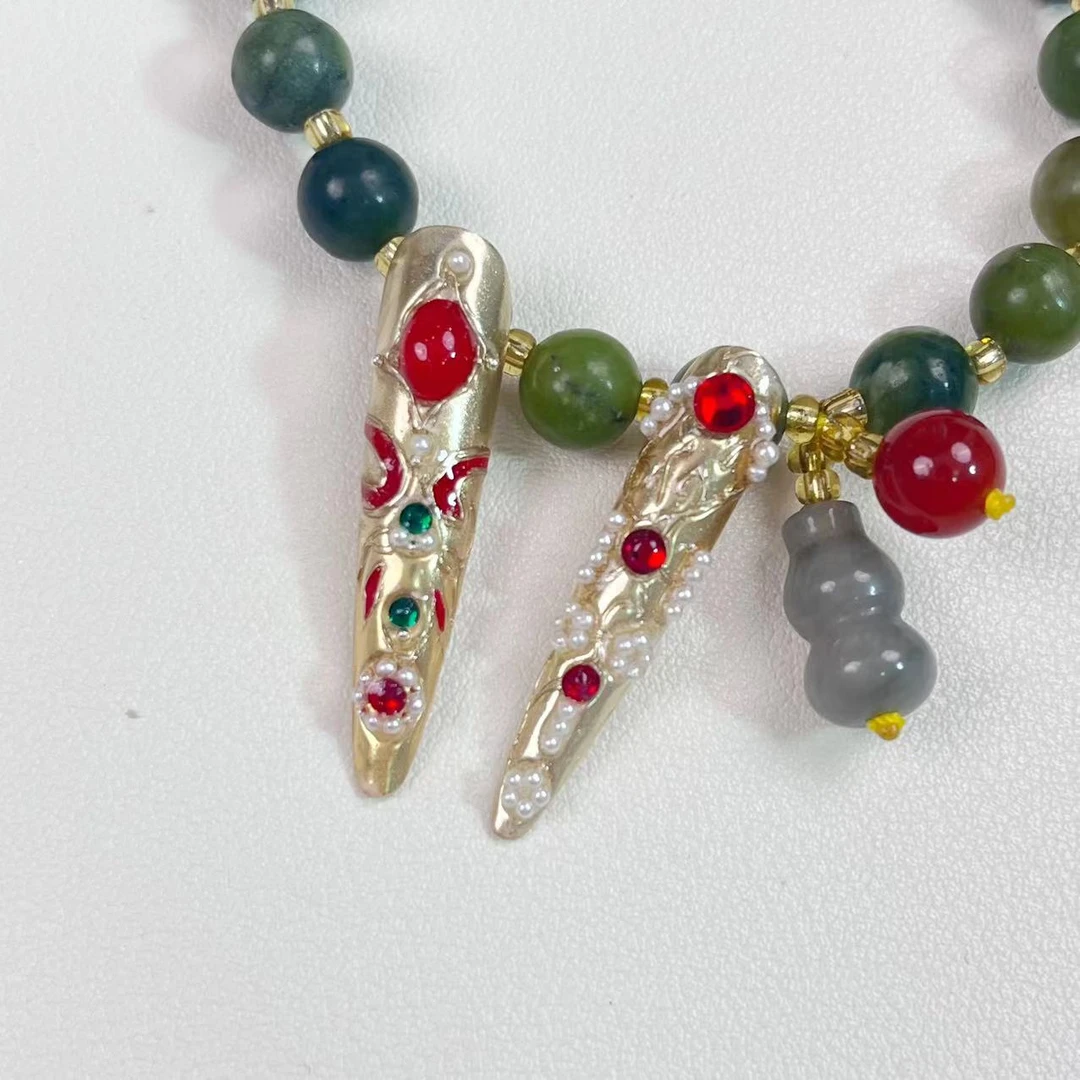 甄嬛同款护甲 【发两指】